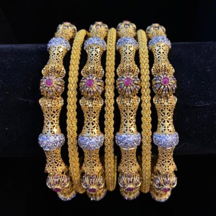 Gold Bangles - B00015