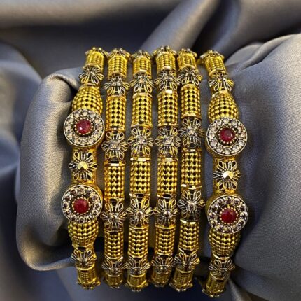 Gold Bangles - B00033
